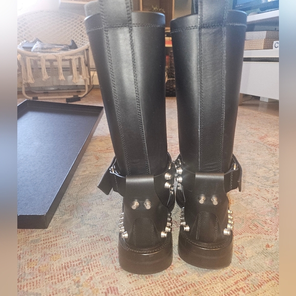 Alexander Wang dixon buckle boot in leather - Picture 4 of 9